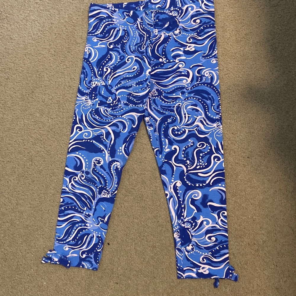 Girls Lily Pulitzer capri leggings XL